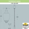 Наземный фонарь Cana C50.208.000.AYE27 белый Fumagalli