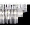 Стеклянная подвесная люстра Colonne MOD093PL-09CH прозрачная Maytoni