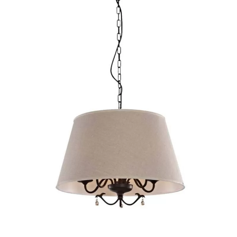 Подвесная люстра Chalet L17805.03 конус серая L'Arte Luce Подвесная люстра Chalet L17805.03 конус серая L'Arte Luce