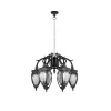 Стеклянный уличный светильник подвесной VERONA 86270/6 16 Bl прозрачный Oasis Light