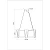 Подвесной светильник Grato A4079LM-6CC белый цилиндр