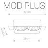 Точечный светильник Mod Plus 9403 белый Nowodvorski