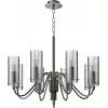 Стеклянная подвесная люстра SL2005 SL2005.103.08 прозрачная цилиндр ST Luce