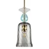 Стеклянный подвесной светильник Candy 10037B конус серый Loft It