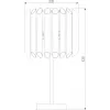 Интерьерная настольная лампа Castellie 01124/3 Bogate's