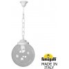 Уличный светильник подвесной GLOBE 300 G30.120.000.WXF1R форма шар прозрачный Fumagalli