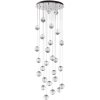 Подвесная люстра Crystal 5007/120L форма шар прозрачная Odeon Light