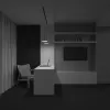 Трековый светильник Plato TR123-2-15W3K-B круглый белый Maytoni