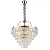 Хрустальная подвесная люстра Gerta APL.725.13.07 прозрачная Aployt Хрустальная подвесная люстра Gerta APL.725.13.07 прозрачная Aployt