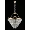 Хрустальная подвесная люстра Gerta APL.725.13.07 прозрачная Aployt