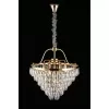 Хрустальная подвесная люстра Gerta APL.725.13.07 прозрачная Aployt