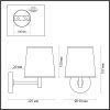 Бра Bergi 5064/1W конус серое Odeon Light