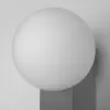 Стеклянный настенный светильник уличный Gravity 35166/U серый белый форма шар Elektrostandard