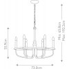 Подвесная люстра Capitol Hill KL-CAPITOL-HILL6-BN Kichler