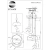 Стеклянный подвесной светильник Ode SL6112.203.21 форма шар белый ST Luce Стеклянный подвесной светильник Ode SL6112.203.21 форма шар белый ST Luce