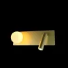 Стеклянный настенный светильник Telescope W4774-30 SGD форма шар белый iLedex