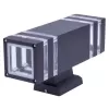 Настенный светильник уличный  UUL-S24A 2x60W/E27 IP65 BLACK прозрачный Uniel