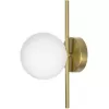 Стеклянный настенный светильник Ronny CL242313 форма шар белый Citilux