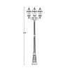 Стеклянный наземный фонарь  95209LB Bl прозрачный Oasis Light Стеклянный наземный фонарь  95209LB Bl прозрачный Oasis Light