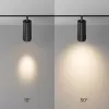 Трековый светильник Focus Zoom TR211-1-12W2.7K-Z-B цилиндр черный Maytoni