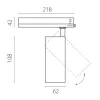 Трековый светильник Alta Base A5146TRIAC цилиндр белый Lightstar