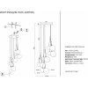 Стеклянный подвесной светильник 1020 1020-LED15PL форма шар прозрачный