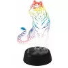 Световая фигура  ULI-M507 RGB/3AA TIGER/BLACK прозрачный Uniel