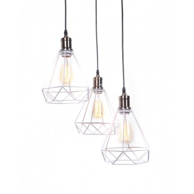 Подвесной светильник Cobi LDP 11609-3 WT Lumina Deco дизайнерский