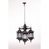 Стеклянный уличный светильник подвесной DELI L 89970L/3 Bl прозрачный Oasis Light