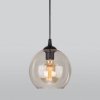 Стеклянный подвесной светильник Cubus 4442 Cubus форма шар цвет янтарь TK Lighting