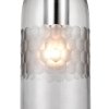 Стеклянный подвесной светильник Lucky VL5393P11 цилиндр серый Vele Luce