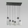 Стеклянный подвесной светильник Marco 1027 Marco Graphite TK Lighting