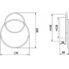 Бра Siala 01 FR10025WL-L10W белое Freya