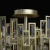 Хрустальная потолочная люстра Монарх 121010505 прозрачная MW-Light