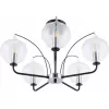 Стеклянная потолочная люстра Napoli-321007 321007/5 BK.CR прозрачная