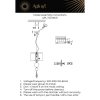Подвесной светильник Dorian APL.743.06.01 цилиндр белый Aployt