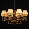 Подвесная люстра Sylvia L.8110-8BR CRISTAL-SHADE конус