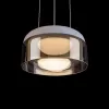 Стеклянный подвесной светильник Totem 10466P Smoke цилиндр Loft It
