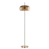 Стеклянный торшер Dauphin 10040F/B цилиндр цвет янтарь Loft It