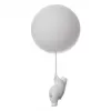 Стеклянный подвесной светильник Teddy 10030L форма шар белый Loft It