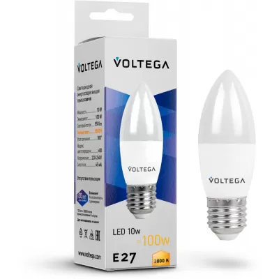 Лампочка светодиодная Candle 10W 7240 Voltega Лампочка светодиодная Candle 10W 7240 Voltega