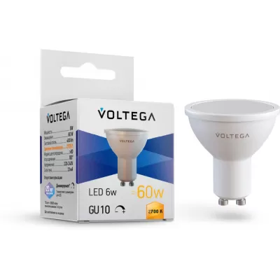 Лампочка светодиодная Sofit dim GU10 7238 Voltega Лампочка светодиодная Sofit dim GU10 7238 Voltega