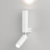 Настенный светильник Pitch 40020/1 LED белый цилиндр белый Eurosvet