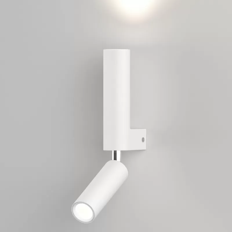 Настенный светильник Pitch 40020/1 LED белый цилиндр белый Eurosvet Настенный светильник Pitch 40020/1 LED белый цилиндр белый Eurosvet
