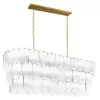 Стеклянная подвесная люстра Gradient 10482/1200R White белая Loft It Стеклянная подвесная люстра Gradient 10482/1200R White белая Loft It