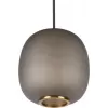 Стеклянный подвесной светильник Hive 10425 Grey серый форма шар Loft It