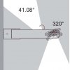 Стеклянный настенный светильник уличный LEDSPOT W6144S-2-4000K Gr Oasis Light