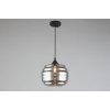 Стеклянный подвесной светильник Morgan APL.605.16.01 форма шар серый Aployt