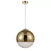 Стеклянный подвесной светильник Terra VL2151P11 форма шар прозрачный Vele Luce