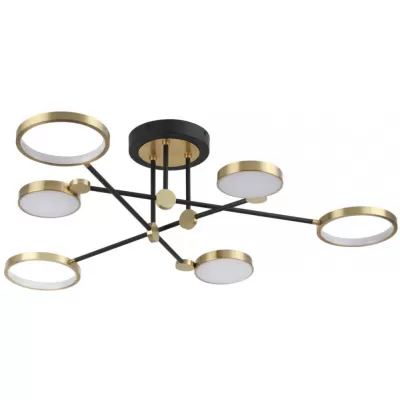 Потолочная люстра Denzel 4320/60CL Odeon Light белая